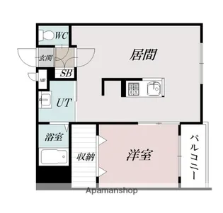 ATLANTIS3条通【3階】の間取り