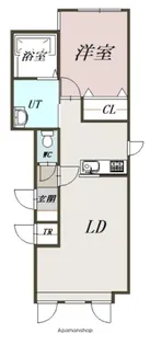 ルーセント【1階】の間取り