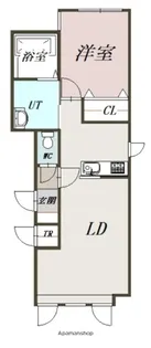 ルーセント【1階】の間取り