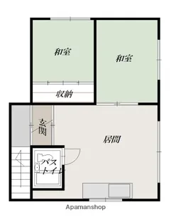 スノーホワイト(旧あずまコーポ)【2階】の間取り