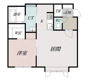 オルセット【101号室】の間取り