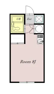 ヴィラナリー旭川 A棟【206号室】の間取り