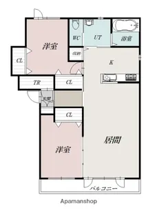 PEAK(ピーク)【202号室】の間取り