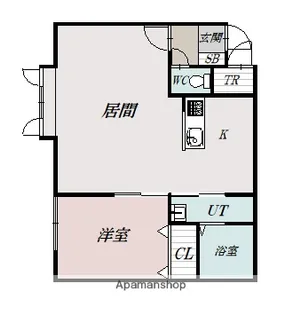 エクレールB【202号室】の間取り