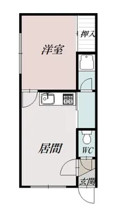ガーデンシティフラット【1階】の間取り