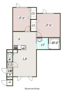 Cアザラシ【102号室】の間取り