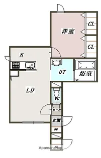 Cアザラシ【101号室】の間取り