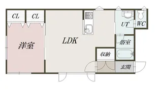 プラーサ美瑛【205号室】の間取り
