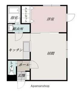 メゾンMT−6AVE【1階】の間取り