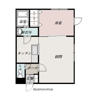 メゾンMT−6AVE【3階】の間取り