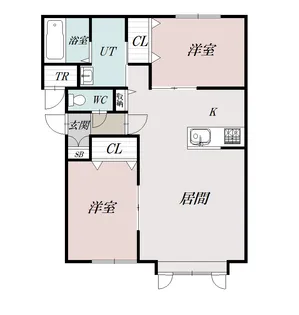 ソリーソ【202号室】の間取り