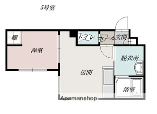 RESPECT(リスペクト)【205号室】の間取り