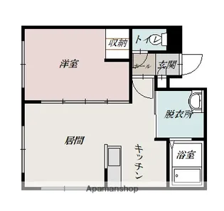 RESPECT(リスペクト)【506号室】の間取り