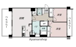ロジェブリエ【5階】の間取り
