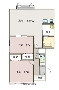 ファーレⅢ【2階】の間取り