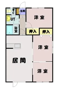 ドリームハイツⅠ【1階】の間取り
