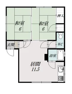 新屋マンション【2階】の間取り