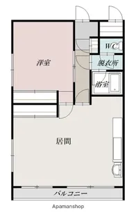 ポポラーレ緑道【6階】の間取り