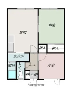 林川マンション【2階】の間取り