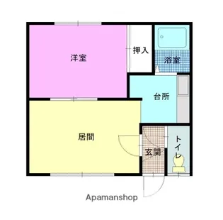パル末広【1階】の間取り