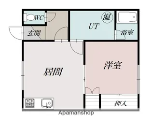 ステラパレス【2C号室】の間取り