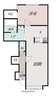 リアン【1階】の間取り