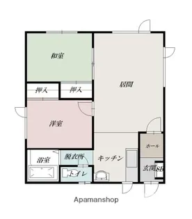 コーポエルム【2階】の間取り