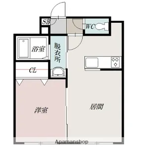 SHERATON旭川駅前【1階】の間取り