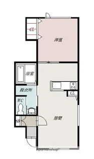 Pアザラシ【202号室】の間取り