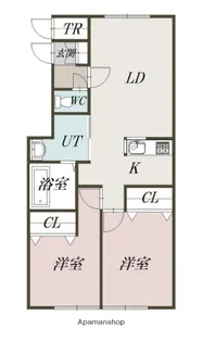 URBAN HILLS(アーバンヒルズ)【2階】の間取り