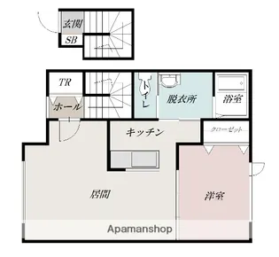 GRACE【205号室】の間取り