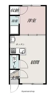ベルコートハウス【2階】の間取り