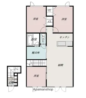 海斗ハウスⅢ【201号室】の間取り