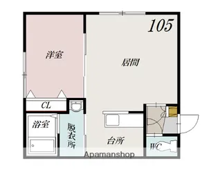 ATEENA4.24【1階】の間取り