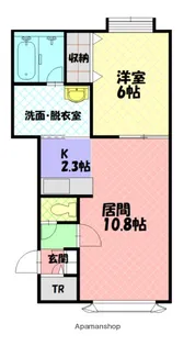 ニューエスパニア5BⅠ【2階】の間取り
