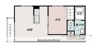 アーバンコート三条通【305号室】の間取り