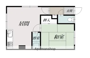 コーポイエローハウス【1階】の間取り