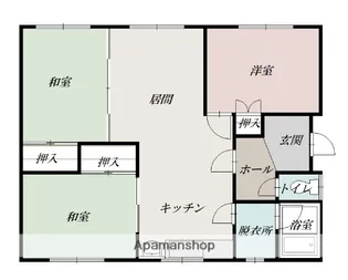 北海道旭川市豊岡十一条8丁目【一戸建】の間取り