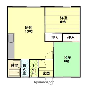 ハイム末広21【2階】の間取り