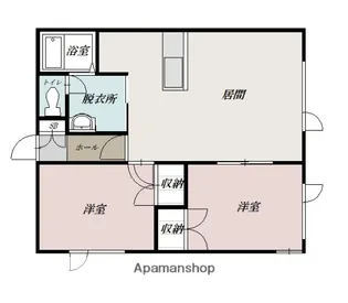 ウィスタリア【1階】の間取り