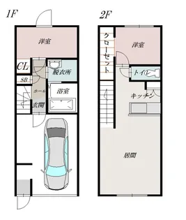 GALANTE【D号室】の間取り