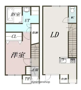 BUENA VISTA UNO【1階】の間取り