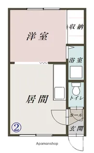 インペリアル64【2階】の間取り