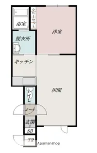 ザ・トップジュンⅢ【1階】の間取り