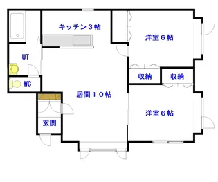 グレースフナハシⅢ【2階】の間取り
