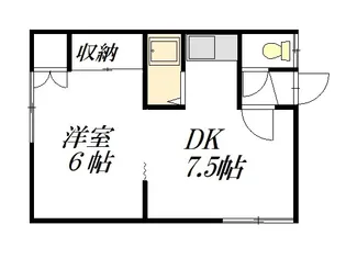 テラスハウス忠和【1階】の間取り