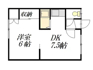 テラスハウス忠和【103号室】の間取り
