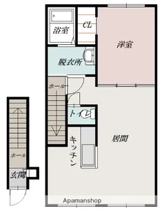 ティラトーレⅡ【201号室】の間取り