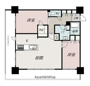 プレミスト旭川ザ タワー【22階】の間取り