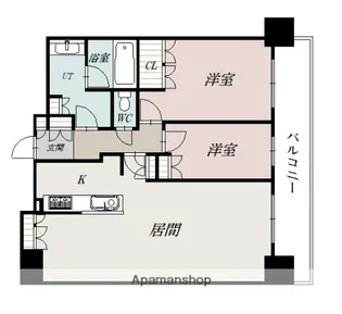 プレミスト旭川ザ・タワー【10階】の間取り